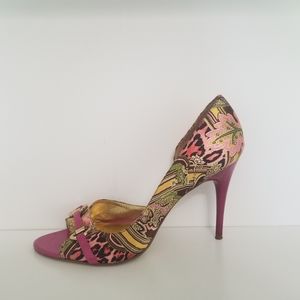 Pink Carlos by Carlos Santana Open Toe Pum…
